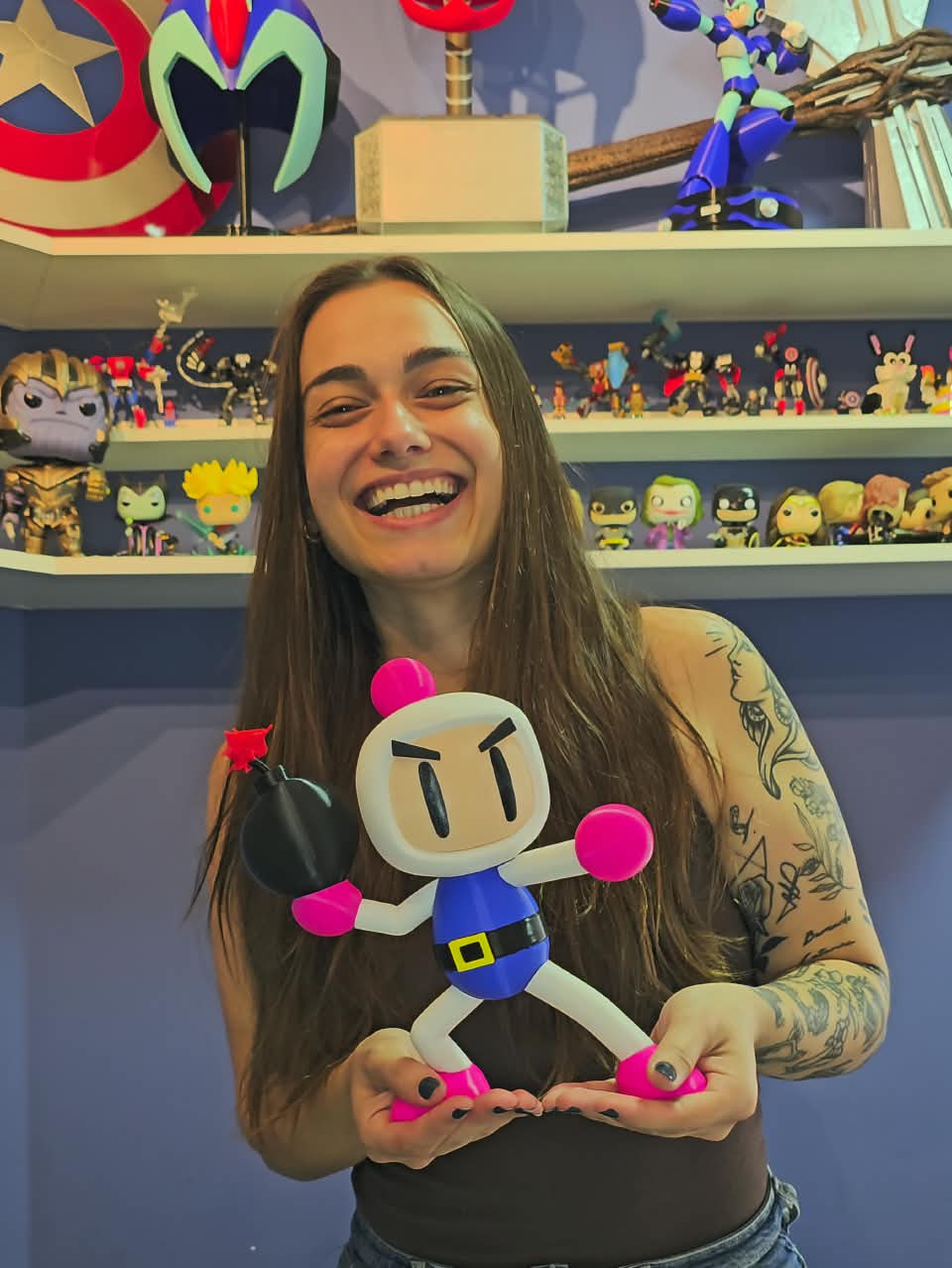 Bomberman impresso em 3D
